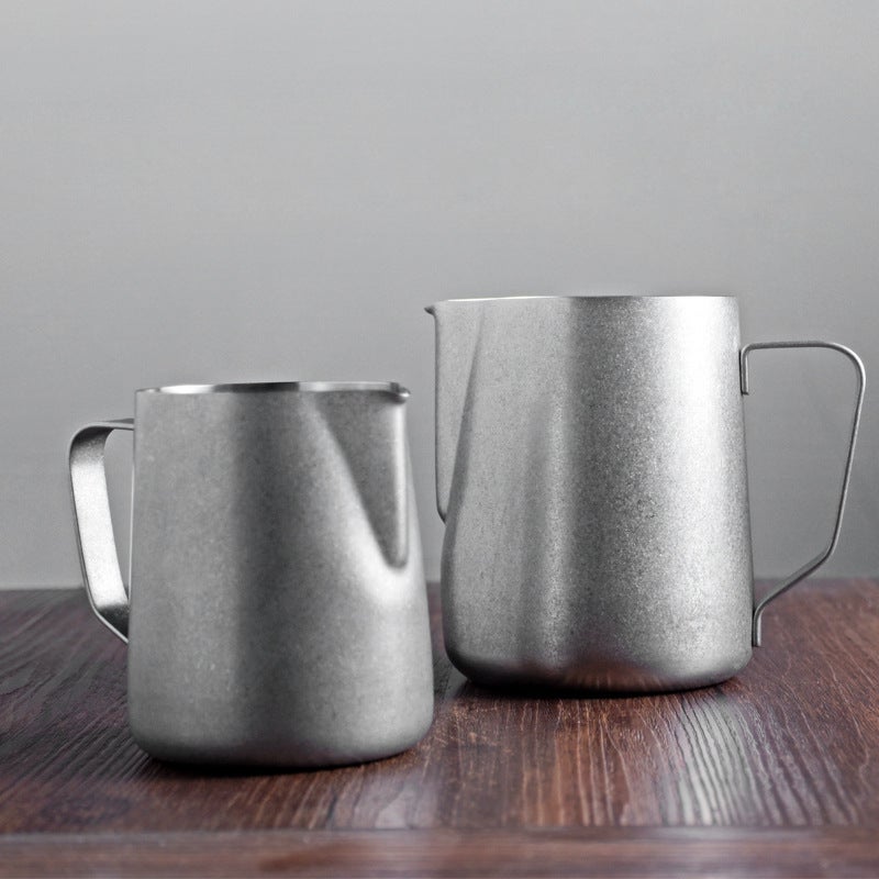 Retro 304 Stainless Steel Milk Frothing Pitcher Latte Art Cup - Image 2