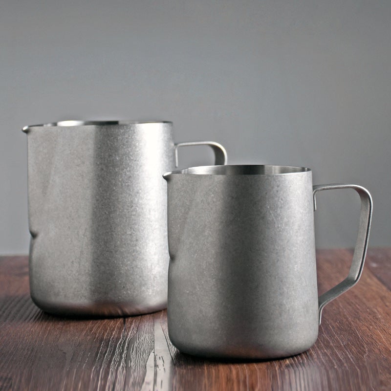 Retro 304 Stainless Steel Milk Frothing Pitcher Latte Art Cup - Image 1