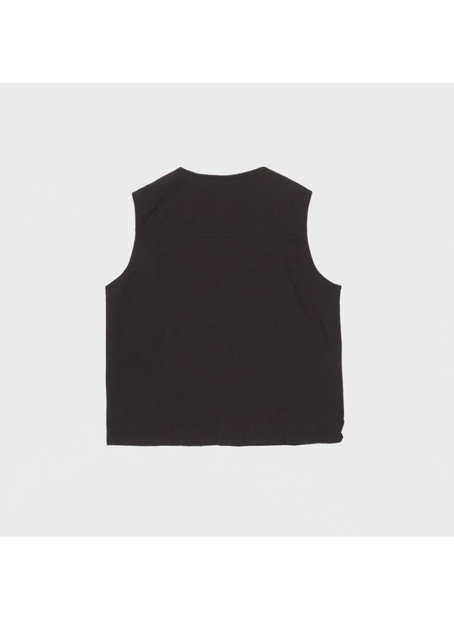 Zara Kids' Workwear Snap Button Stylish Casual Vest - Image 3