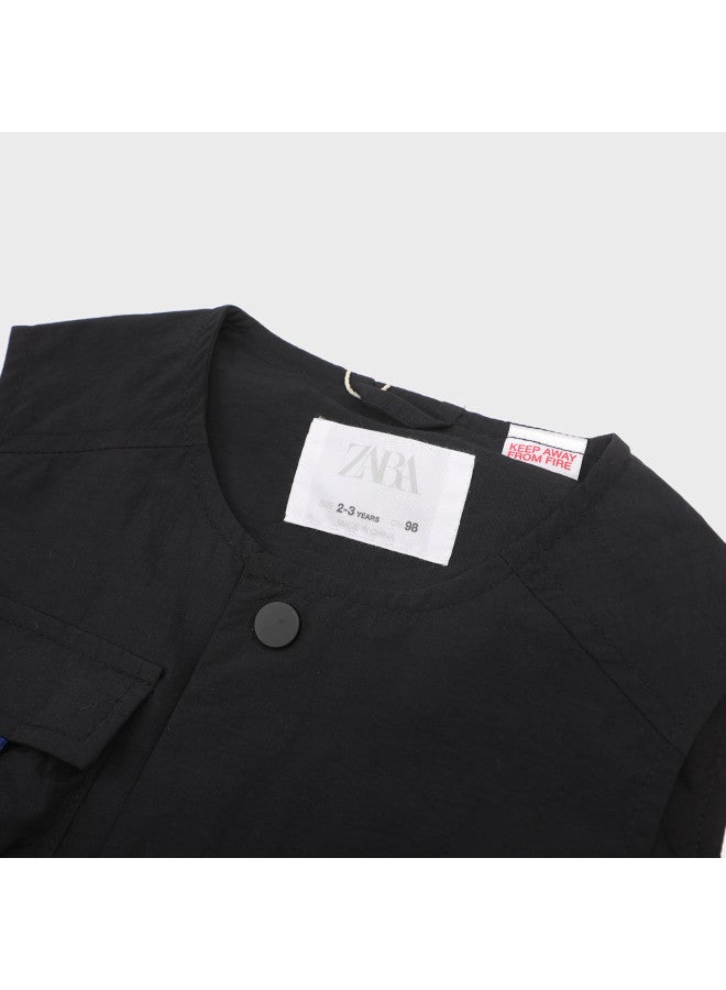 Zara Kids' Workwear Snap Button Stylish Casual Vest - Image 4