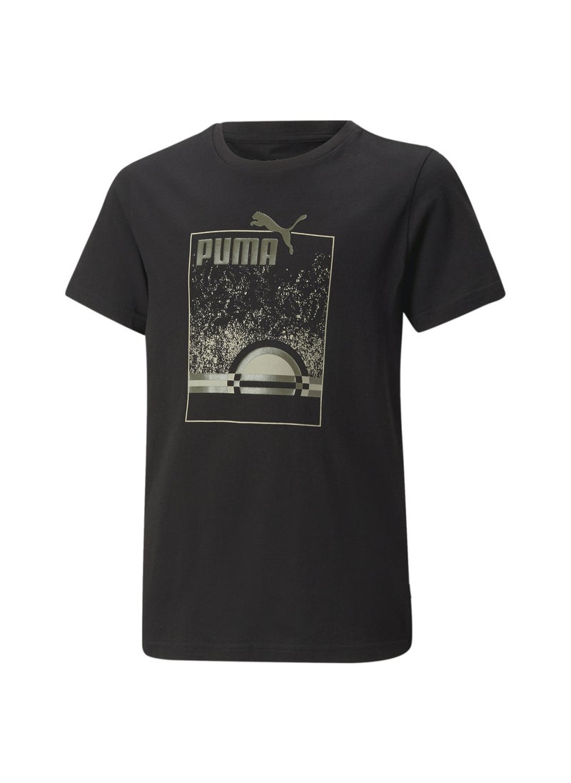 PUMA Essentials Kids BoysSTREET ART Summer Short Sleeve T-Shirt  - Image 5