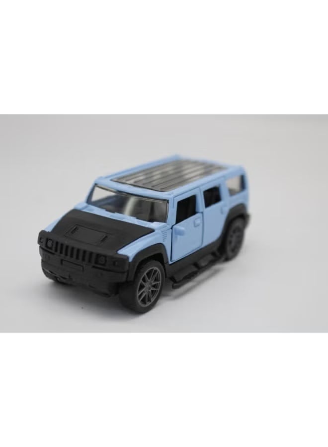 1:36 Scale Simulation of Hummer H2 – Diecast Alloy Model SUV Toy Car with Pull-Back Action, Light & Sound – Collectible Vehicle for Kids & Adults - Image 1