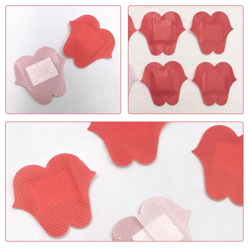 Lip Shaped Adhesive Wound Bandages 50pcs 38x35mm Disposable First Aid Patches For Injuries - Image 4