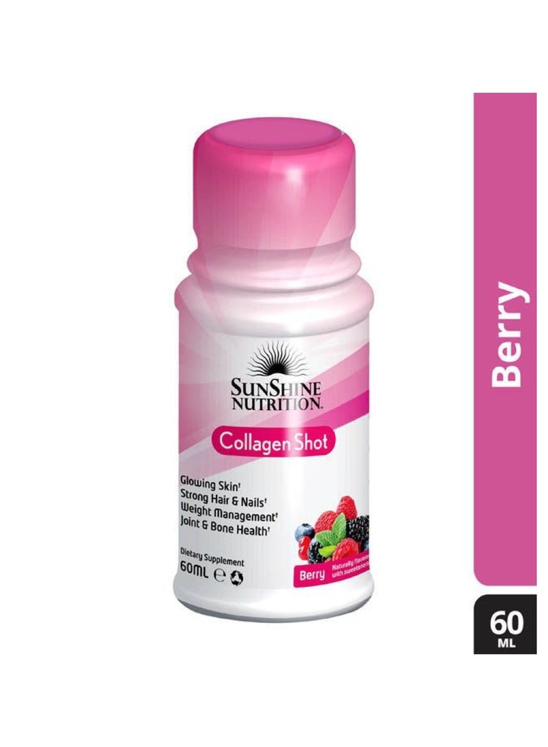 Sunshine Nutrition Collagen Shots Berry 60ml - Image 2