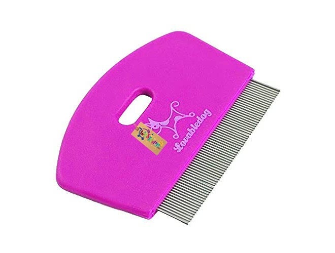 Western Era Dog Brush/Pet Comb for Grooming Cum Massager & Safety for Dog, Puppy, Cat, Kitten (Pink) - Image 2