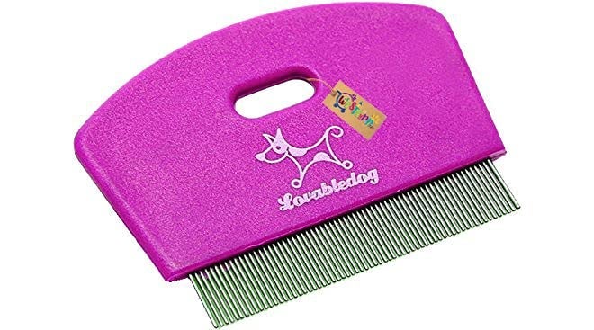 Western Era Dog Brush/Pet Comb for Grooming Cum Massager & Safety for Dog, Puppy, Cat, Kitten (Pink) - Image 1
