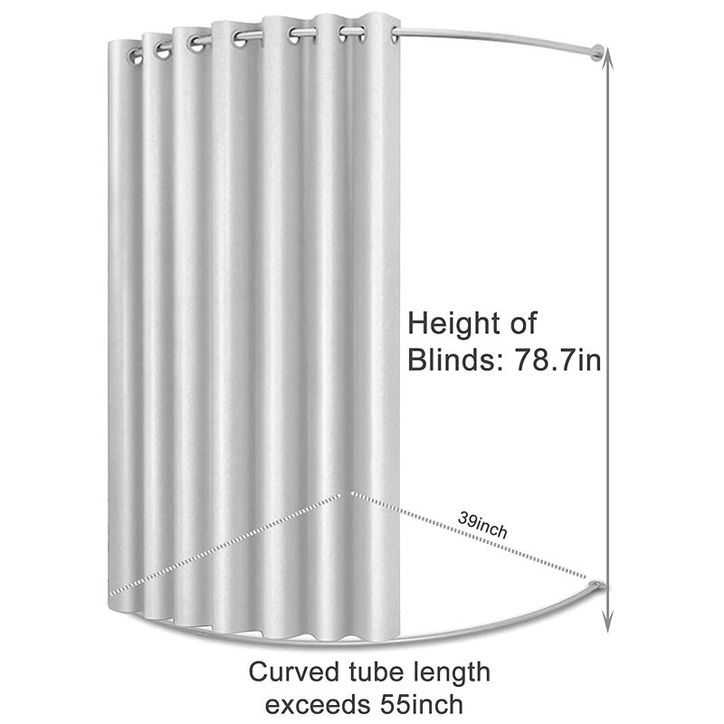 TEENKON Clothing Store Fitting Room, 39 in Dressing Room Used in Mall, Boutique and Office, Corner Wall Mounted Changing Room for Privacy Protection (White, 39.37x78.74IN) - Image 4