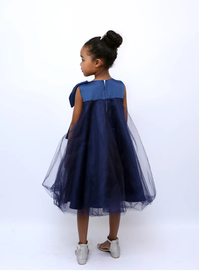 D'Daniela Bow Accent Dress