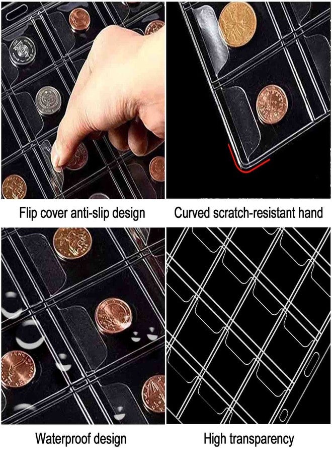 Xxmbbjy 882 Pockets Coin Collection Pages, 21 Sheets Coin Collection Supplies Pages with Standard 9 Hole Coin Binder Sleeves for Penny, Nickel, Dime, Quarter Dollar Collection (42 Pocket) - Image 3