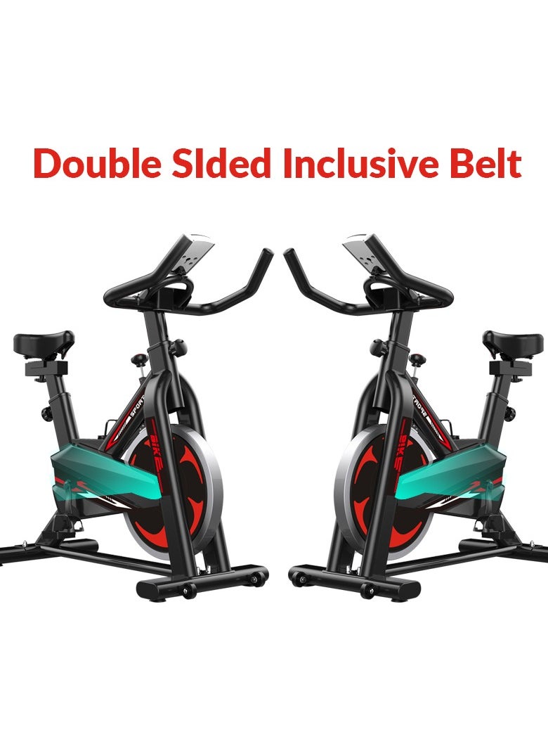 Health Carrier - Heavy-Duty Spin Air Bike - Home Gym Exercise Cycle with 150kg Weight Capacity & Durable Flywheel - Image 1