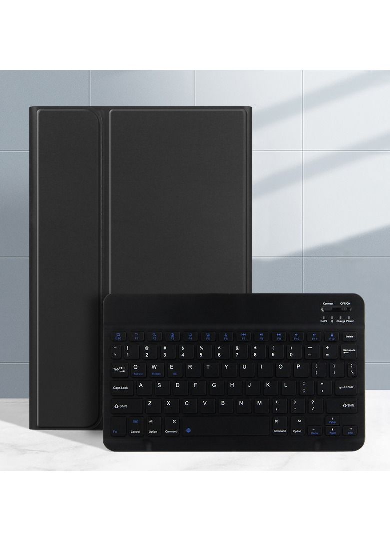 URBBKING Lightweight Smart Cover with Magnetically Detachable Wireless Keyboard for Xiaomi Mi Pad 6 /Pad 6 Pro Black - Image 1