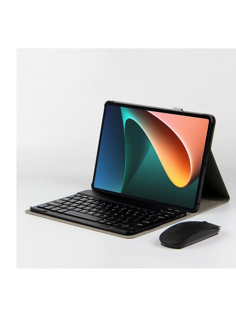 URBBKING Lightweight Smart Cover with Magnetically Detachable Wireless Keyboard for Xiaomi Mi Pad 6 /Pad 6 Pro Black - Image 3