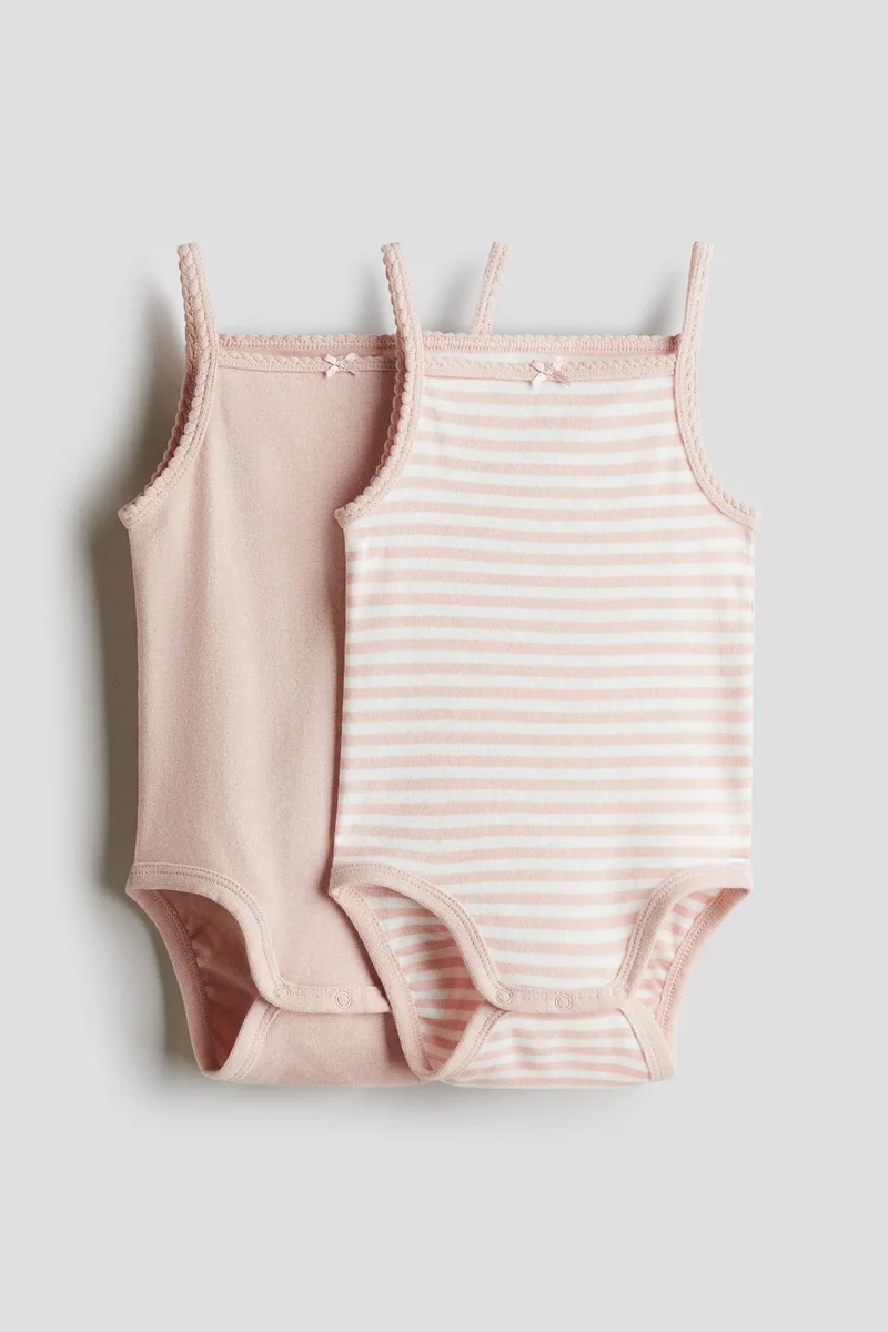 اتش اند ام 2-pack sleeveless cotton bodysuits