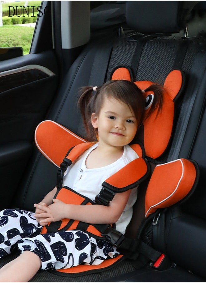 DUNISO Portable Child Car Safety Chair Safety Seat with Neck Pillow and Safety Belt for Kids  - Image 4