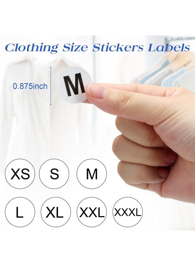 Epakh 200 Pcs Resealable Poly Clear Shirt Bags With 7 Sizes 3500 Pcs Clothing Size Stickers Labels Self Sealing Plastic Bag For Small Businesses Packaging T Shirts Retail Storage(10 X 13 Inch)  - Image 2