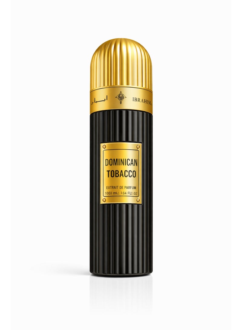 ابراهيم القرشي دومينيكان  دي بارفيوم 100 مل – عطر تبغ غني وفاخر - Image 1