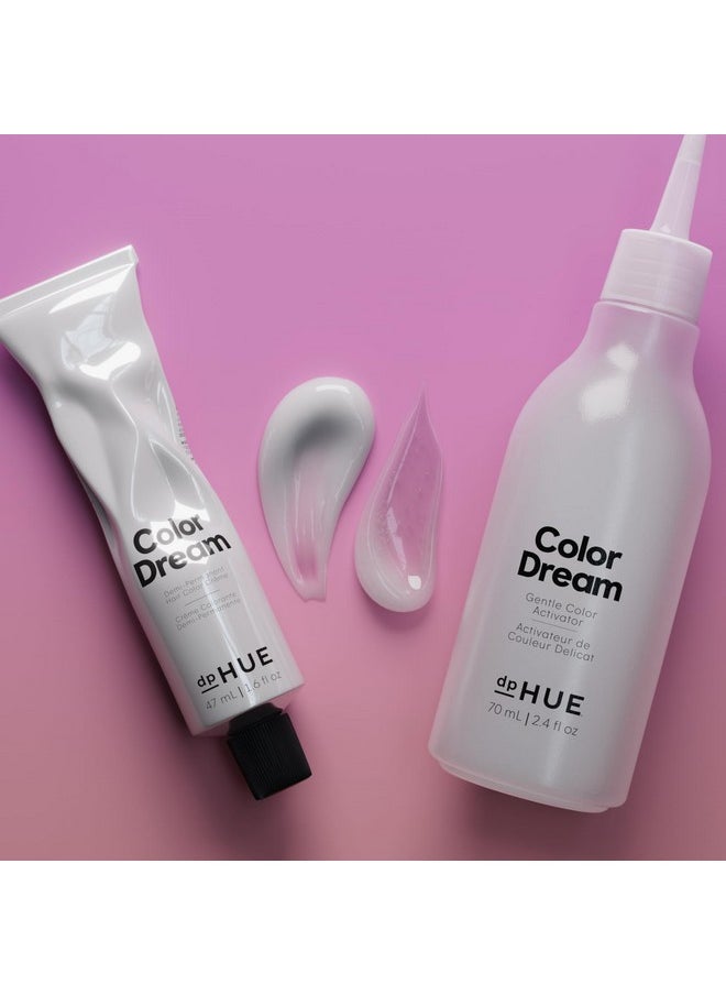 دي بي هيو - Color Dream, Black - صبغة شعر شبه دائمة خالية من الأمونيا - تدوم حتى 16 غسلة - تعزز اللمعان - خالية من القسوة، وخالية من البارابين، وخالية من الكبريتات، معتمدة من Leaping Bunny - 4 أونصة - Image 1