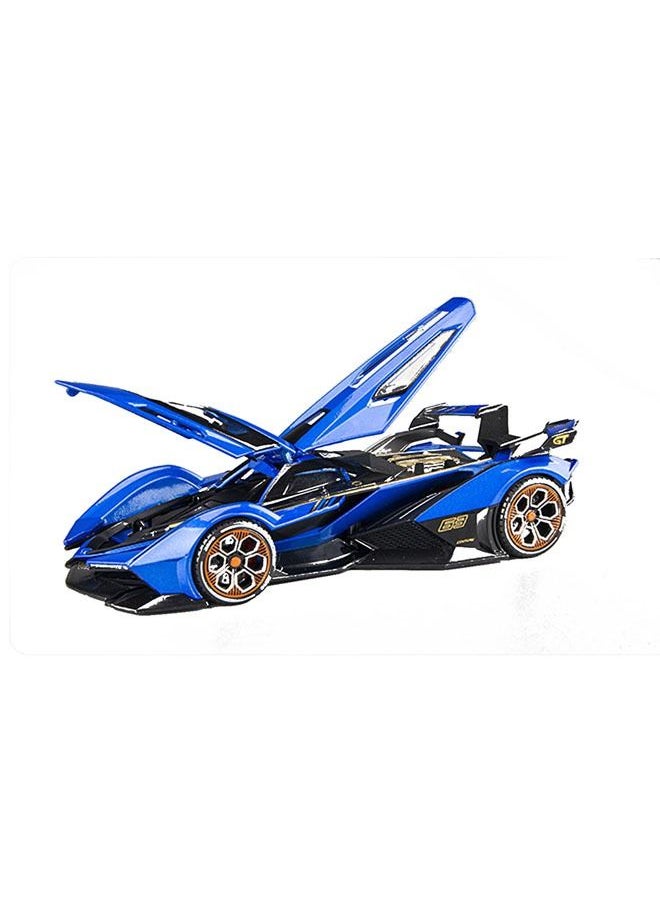 YelaJoy 1/22 Lambo V12 Alloy Car Model Pull Back Sound and Light Toy Sports Car Racing Concept Car 20*9*5cm  - Image 5