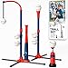 TOMLEON 3in1 Baseball Set for Kids and Toddlers Ages 35 Includes Tee Ball Stand Hanging Tee Automatic Ball Launcher and 6 Softballs Adjustable Height for IndoorOutdoor Play Sports Gift for Boys - Image 3