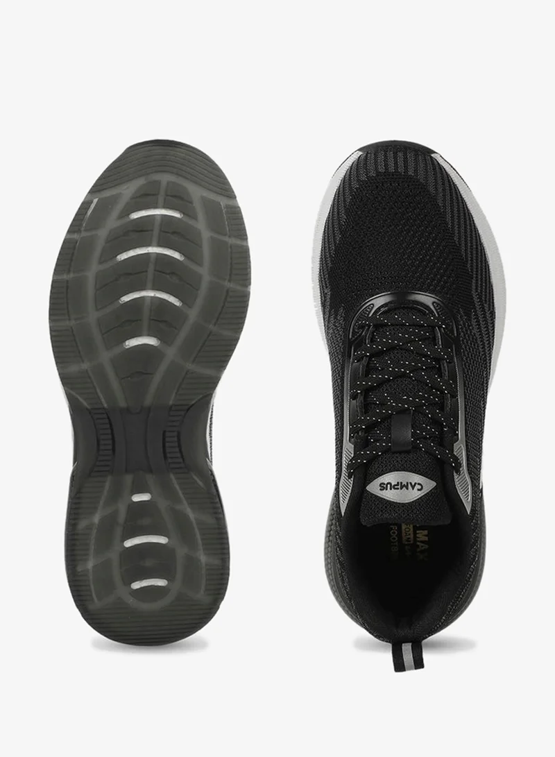CAMPUS Blk/Silver Men's Black Classic Low-Top Sneakers,Comfortable Sporty Shoes & Modern Design for Men | Best Price UAE