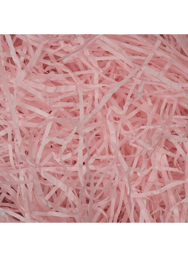 JIWINNER 8 oz (1/2 LB) Cut Paper Shred Filler for Gift Baskets, Easter Basket Grass, Light Pink Paper Filler for Gift Wrapping, Crafting Activities, Weddings, Boxes Filler, Basket Filler, - Image 1