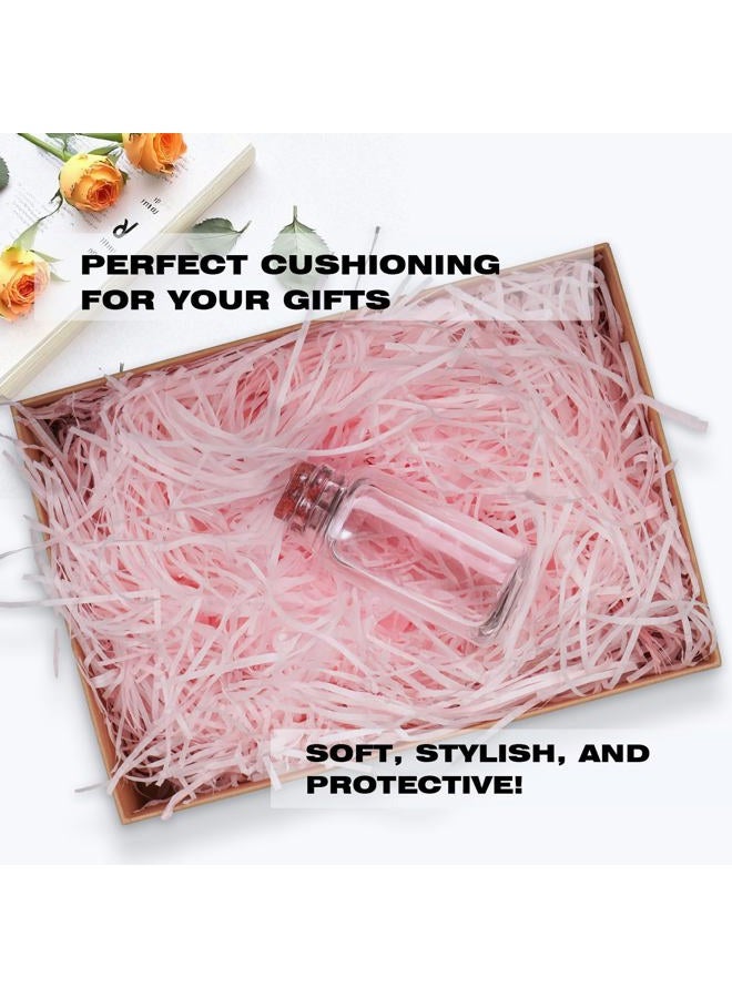 JIWINNER 8 oz (1/2 LB) Cut Paper Shred Filler for Gift Baskets, Easter Basket Grass, Light Pink Paper Filler for Gift Wrapping, Crafting Activities, Weddings, Boxes Filler, Basket Filler, - Image 4