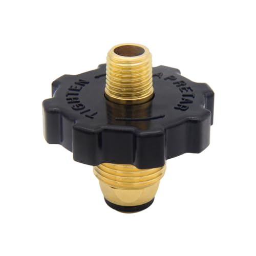 Hooshing Soft Nose POL Propane Gas Fitting with 1/4" NPT Male LP Tank Atapter 100% Solid Brass - Image 4