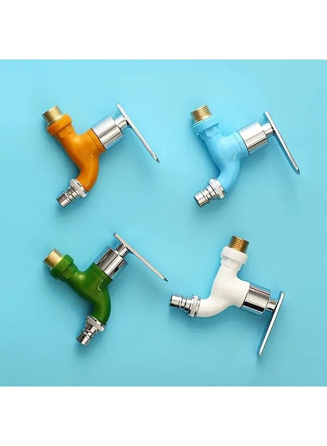 Orange Wall Mounted Washing Machine Faucet PPR Plastic Quick Connect Garden Balcony Kitchen - Image 2
