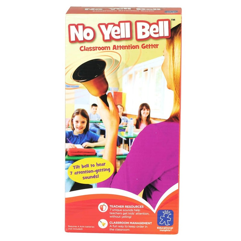 Educational Insights No Yell Bell Classroom Attention Getter - School Bell for Classroom Management, Teacher Must Haves, Classroom and Teacher Supplies, Gifts for Teachers - Image 1