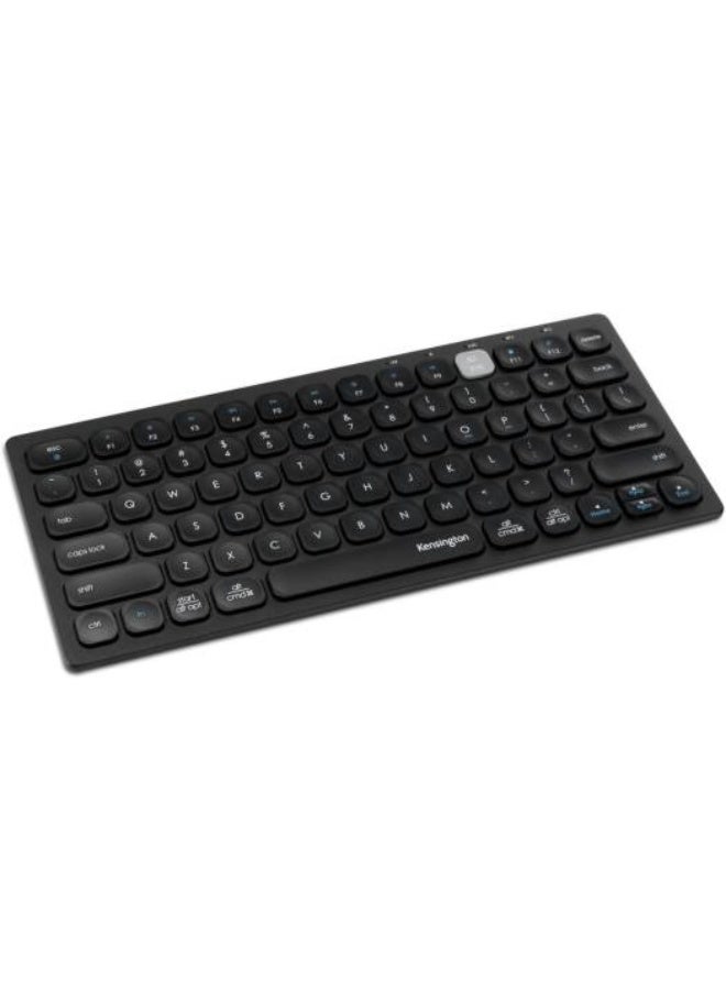 Kensington Wireless Mini Keyboard via Bluetooth or USB 3.0, Compact QWERTY IT Multi-Device and Dual Wireless, Compatible with Windows, Mac, iOS and Chrome OS Arabic - Image 1