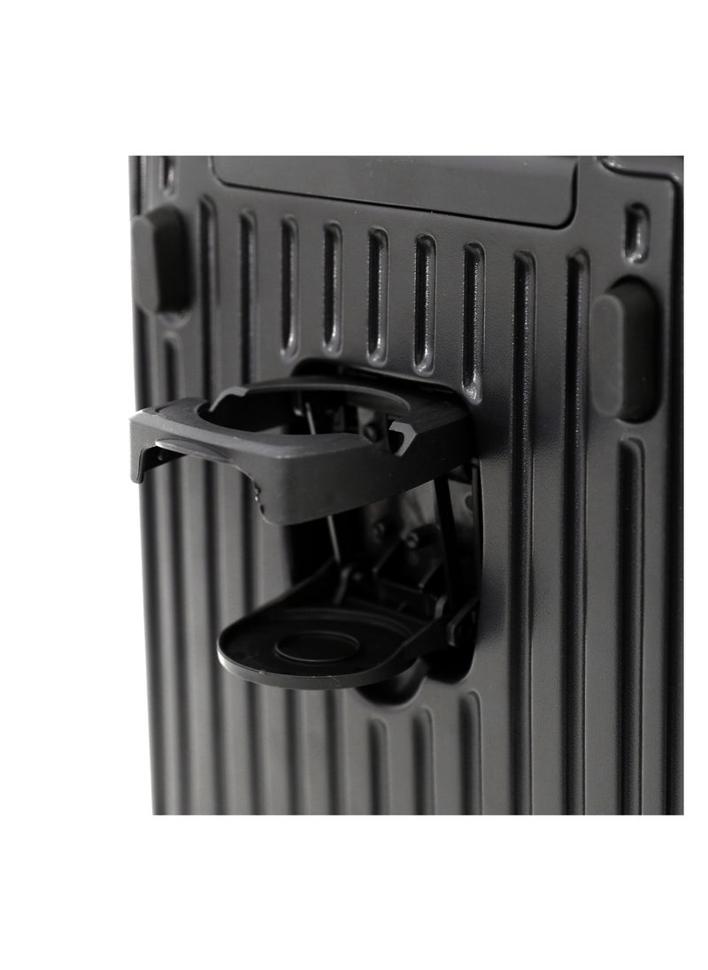 GIORDANO Giordano Hardside Luggage Trolley Bag 3-Piece Set – Black – 20"/24"/28"  - Image 3