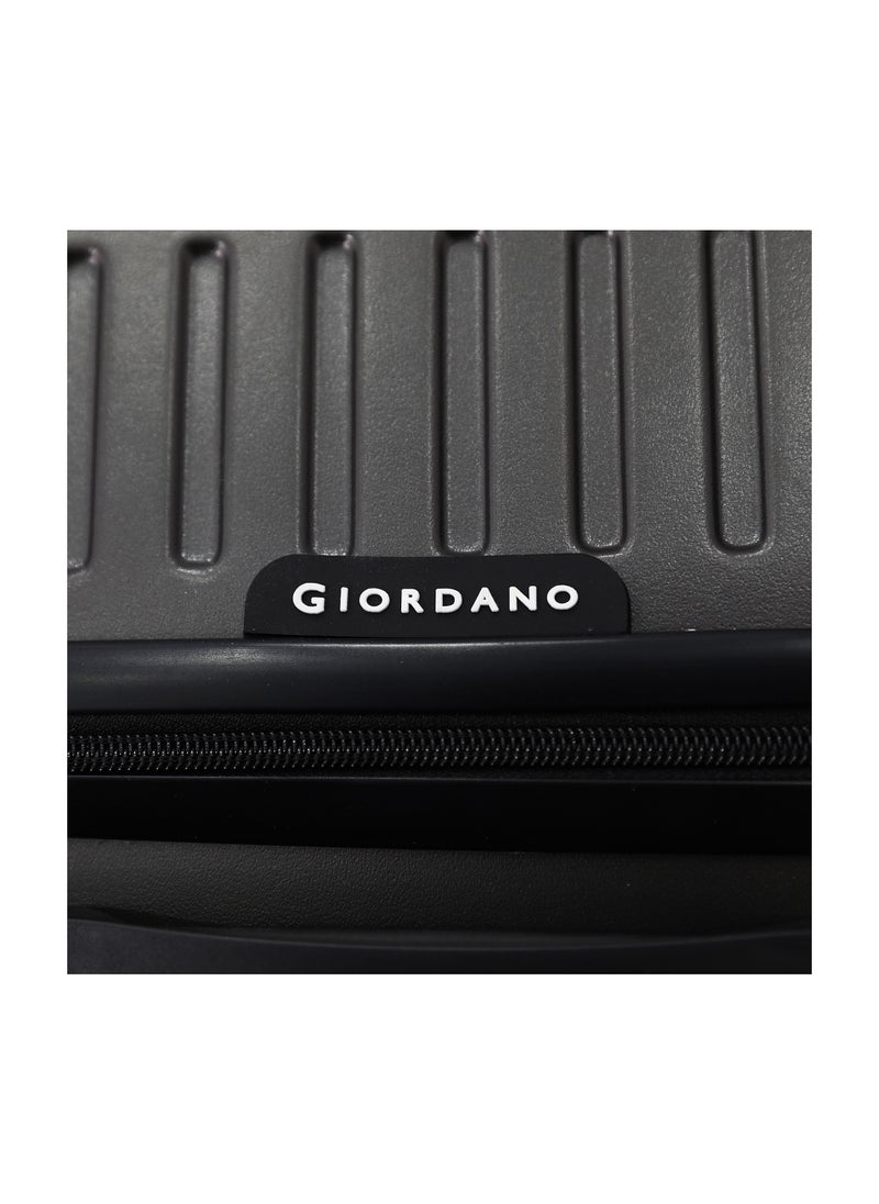 GIORDANO Giordano Hardside Luggage Trolley Bag 3-Piece Set – Black – 20"/24"/28"  - Image 4