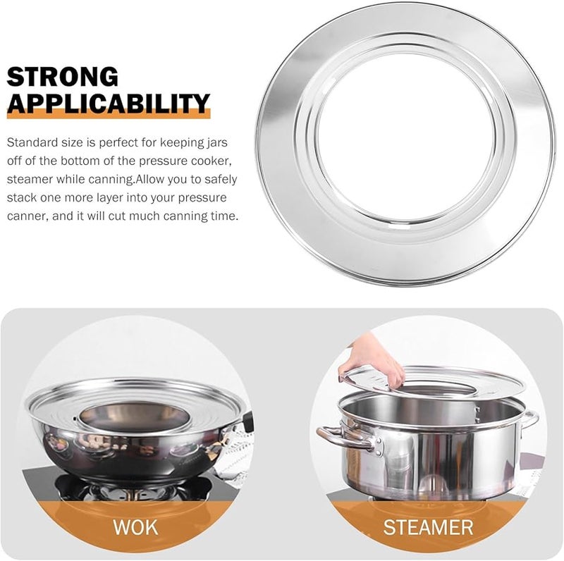 رف بخار من الفولاذ المقاوم للصدأ لطباخ الضغط تعليب الزلابية المأكولات البحرية - Image 4