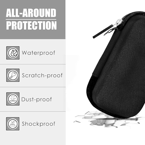 Gadgetbite EVA SSD Case Cover Compatible for San-Disk Extreme Pro/San-Disk Extreme Portable External SSD 500GB-2TB, Travel Case Protective Cover Storage Bag (Black) - Image 4
