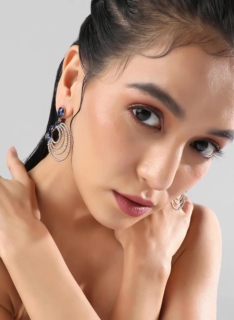 SOHI Moonlit Whispers Artificial Drop Earring Jewellery
