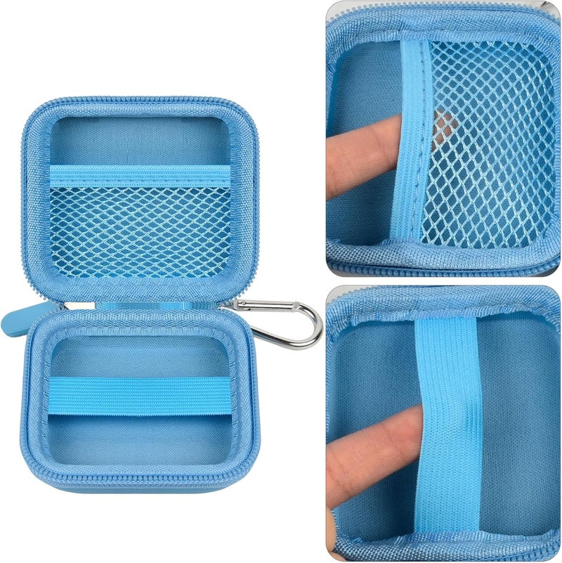 Comecase Chip Card Reader Scanner Case, Hard Carrying Bag Holder Fits Square A-SKU-0485 Contactless and Chip Reader with USB Charge Cable for EMV Chip Cards/Apple Pay/Android Pay/More - Blue - Image 4