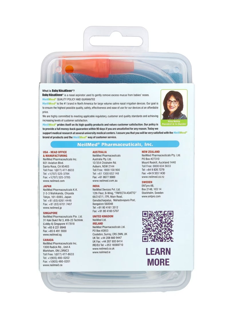 NeilMed NasaKleen, Babies & Kids Nasal-Oral Aspirator, 1 Kit - Image 2