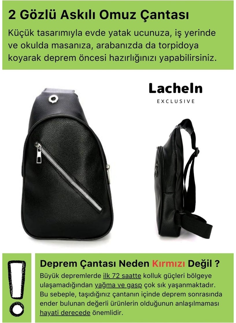 Lacheln - Bedside Mini Pack Ready Earthquake Bag First Aid Kit Bag Afad Acute Bag Emergency Survival Kit Hand Bag - Image 1