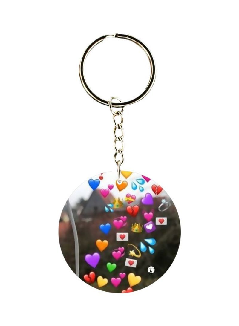 RKN Hearts Themed Keychain