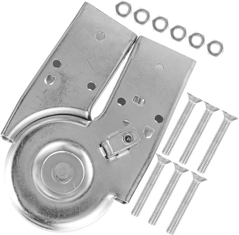 Aluminum Folding Step Ladder Hinge with Damping Technology for Quiet Closing Quick Installation - Image 1