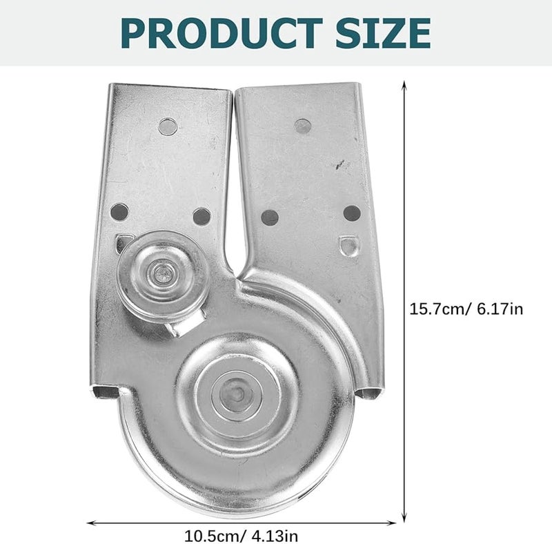 Aluminum Folding Step Ladder Hinge with Damping Technology for Quiet Closing Quick Installation - Image 3