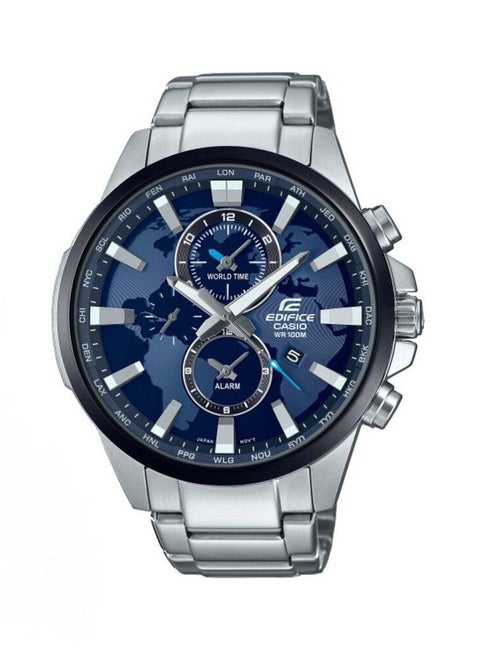 Casio Edifice EFR-303D-1A Men's World Time Watch - Blue Dial