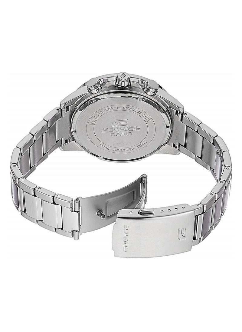 Casio Edifice EFR-303D-1A Men's World Time Watch - Blue Dial