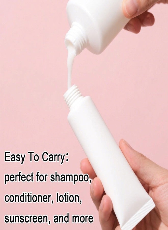 apvok Refillable Empty Squeeze Bottle Plastic Soft Tubes Small/mini Travel containers for Lotion toiletries Shampoo Creams Liquid TSA Approved Travel Accessories with Flip Cap (100ml) - Image 5