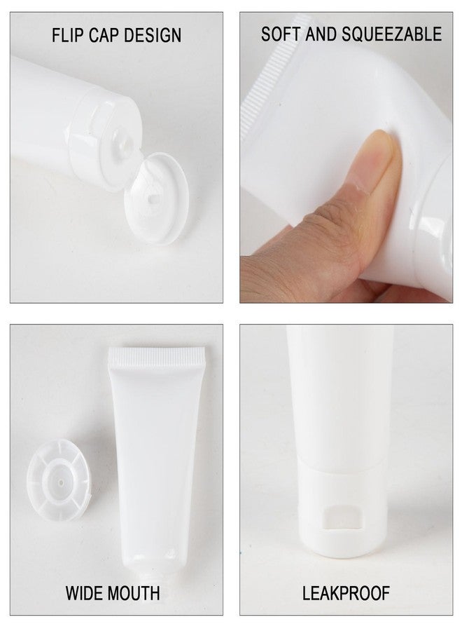 apvok Refillable Empty Squeeze Bottle Plastic Soft Tubes Small/mini Travel containers for Lotion toiletries Shampoo Creams Liquid TSA Approved Travel Accessories with Flip Cap (100ml) - Image 3