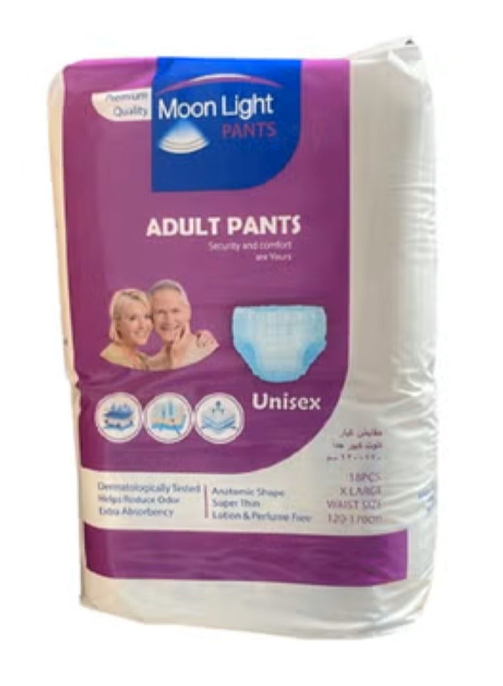 Moon Light Premium Adult Diapers Moon Light XL size Pack of 72 diaper - Image 2