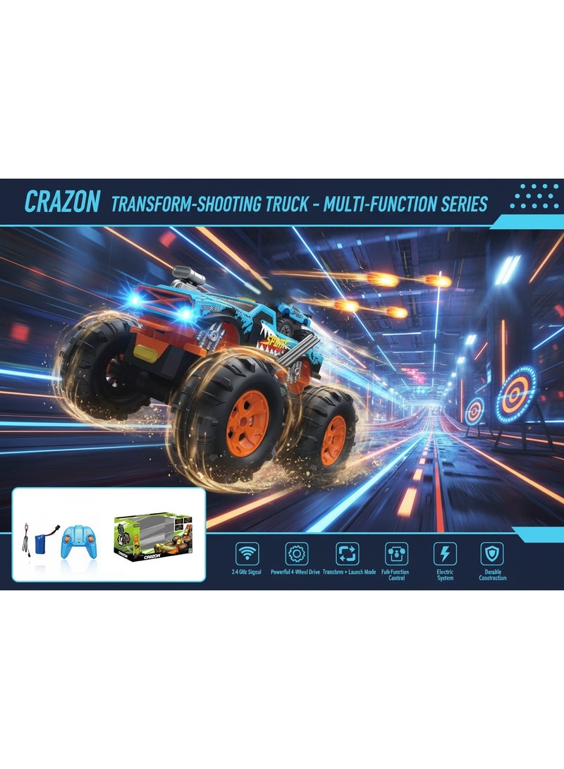 Crazon Trasnform Shooting Truck RC - Image 1