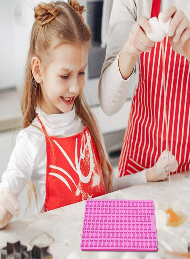 Ecerangus قطعتان من قوالب السيليكون الصغيرة، قالب عظمة كلب بـ 106 تجويف + قالب مخلب كلب بـ 69 تجويف، لخبز البسكويت، والكوكيز، والحلوى، والشوكولاتة، والهلام، وحلويات الكلاب الأليفة. - Image 5