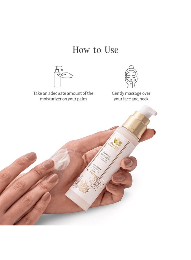 Shankara Timeless Face Moisturiser 50ml + Kumkumadi Oil | Hydrating & Brightening Cream for All Skin Types - Image 4