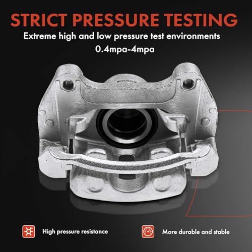 A-Premium Front Disc Brake Caliper Assembly with Bracket Compatible with Select Buick, Cadillac, Chevy and GMC Models - Malibu, LaCrosse, Regal, Impala, ELR, Equinox, Terrain, Allure, Cascada - Image 5